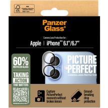 PanzerGlass PicturePerfect Plate iPhone 16 16 Plus voorkant