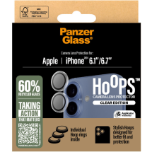 Panzerglass Hoops Rings Apple iPhone 16 16 Plus - Transparent voorkant