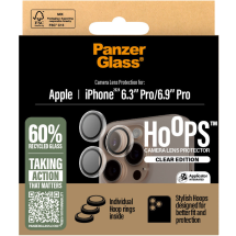 Panzerglass Hoops Rings Apple iPhone 16 Pro 16 Pro Max Transparent voorkant